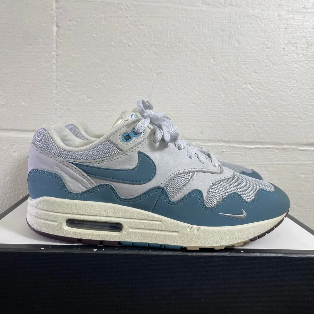 Nike‎ Air Max 1 x Patta Waves Noise Aqua DH1348-004 Sneakers Men's 8 US/7 UK